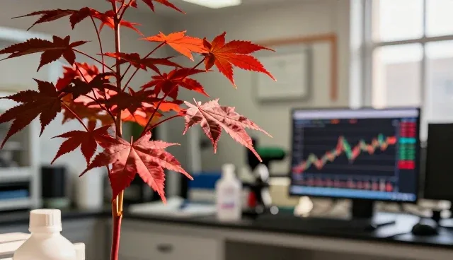 红枫种植后枝干弯曲如何处理